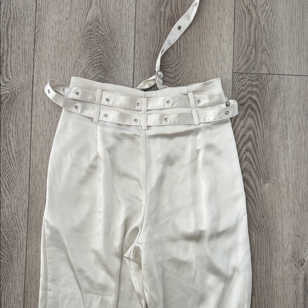 NOLI light Cream Wide Leg Women's Pants - Picture 5 of 5